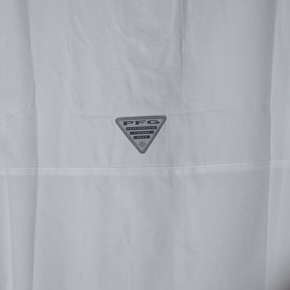 NWT Columbia PFG Shirt Mens Medium Los Angeles Rams White Tamiami SS Omni-Shade - Picture 7 of 7
